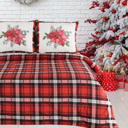 74199 vianocne bavlnene postelne obliecky bliss 140x200 cm 70x80 cm x1