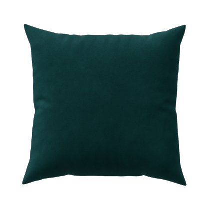 Petrolejová obliečka na vankúš ADORE z mäkkej látky s velúrovou štruktúrou 40x40 cm