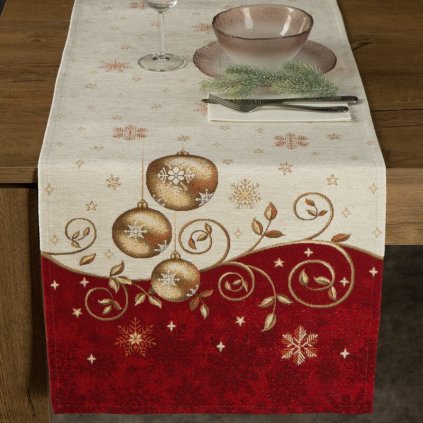 Vianočný obrus NATALE 40x100 cm