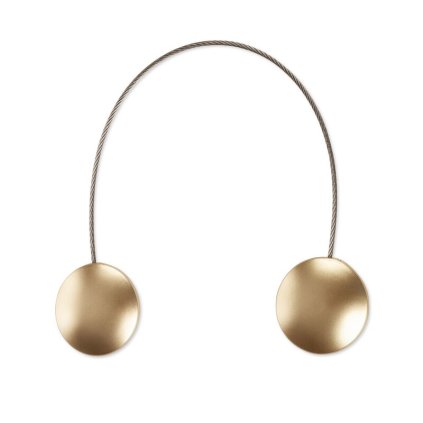 Magnetická spona na závesy M128 zlatá - kruh (2ks/bal.)