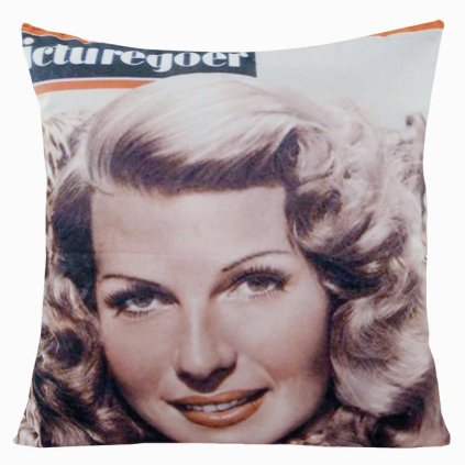 8775 hneda dekoracna obliecka na vankus lady 45x45 cm