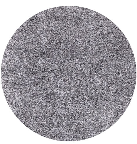 Kusový koberec Life Shaggy 1500 light grey kruh Rozmery koberca: 80x80 kruh