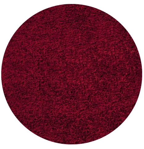 Kusový koberec Life Shaggy 1500 red kruh Rozmery koberca: 200x200 kruh
