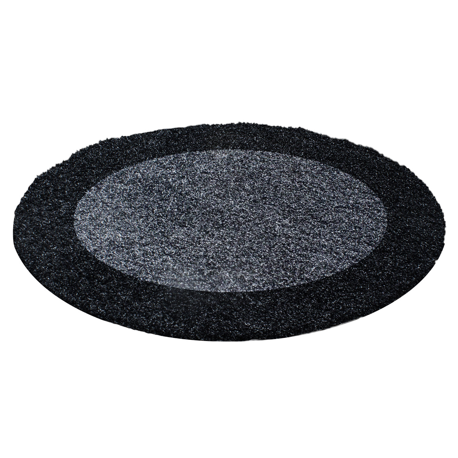 Kusový koberec Life Shaggy 1503 anthracit kruh Rozmery koberca: 200x200 kruh