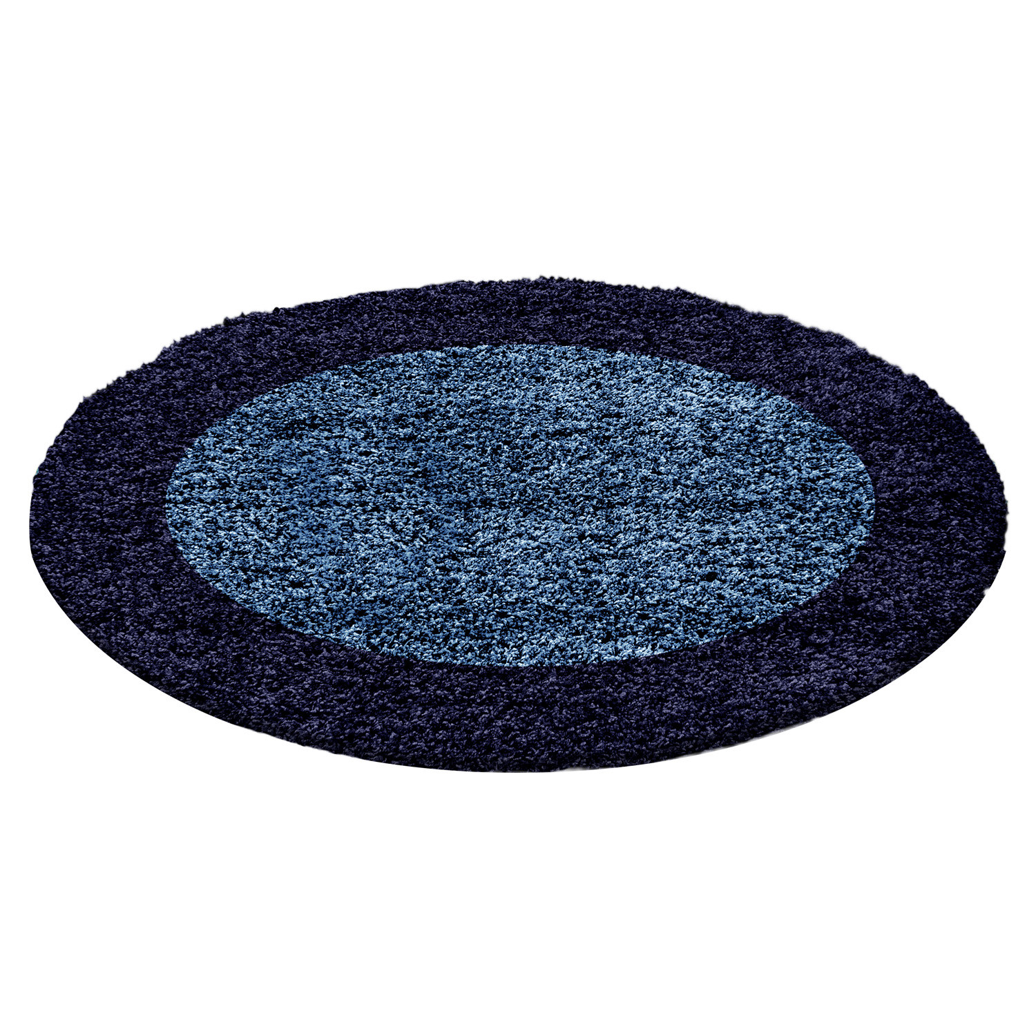 Kusový koberec Life Shaggy 1503 navy kruh Rozmery koberca: 120x120 kruh
