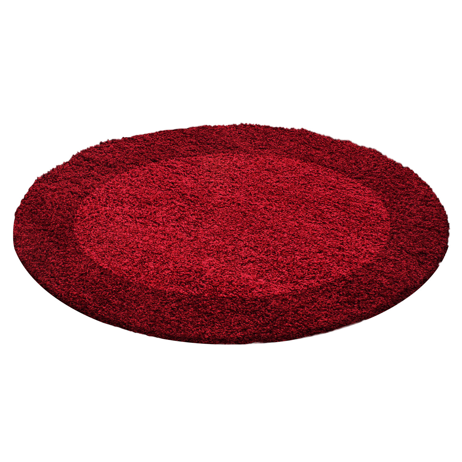 Kusový koberec Life Shaggy 1503 red kruh Rozmery koberca: 200x200 kruh