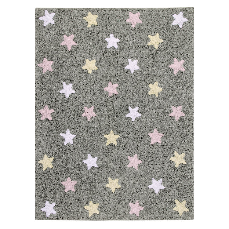 Ručne tkaný kusový koberec Tricolor Stars Grey-Pink Rozmery koberca: 120x160