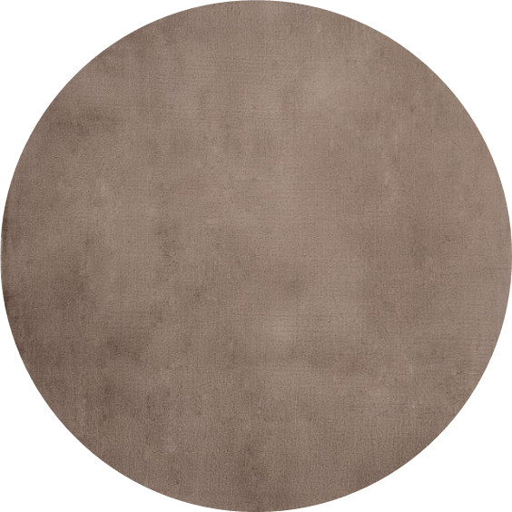Kusový koberec Cha Cha 535 taupe kruh Rozmery koberca: 80x80 kruh