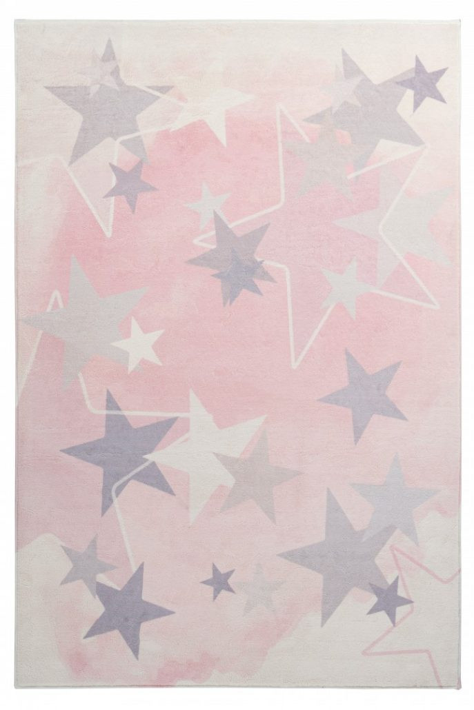 Detský kusový koberec Stars 410 pink Rozmery koberca: 160x230