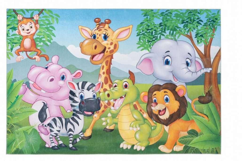 Detský kusový koberec Torino kids 239 JUNGLE Rozmery koberca: 80x120