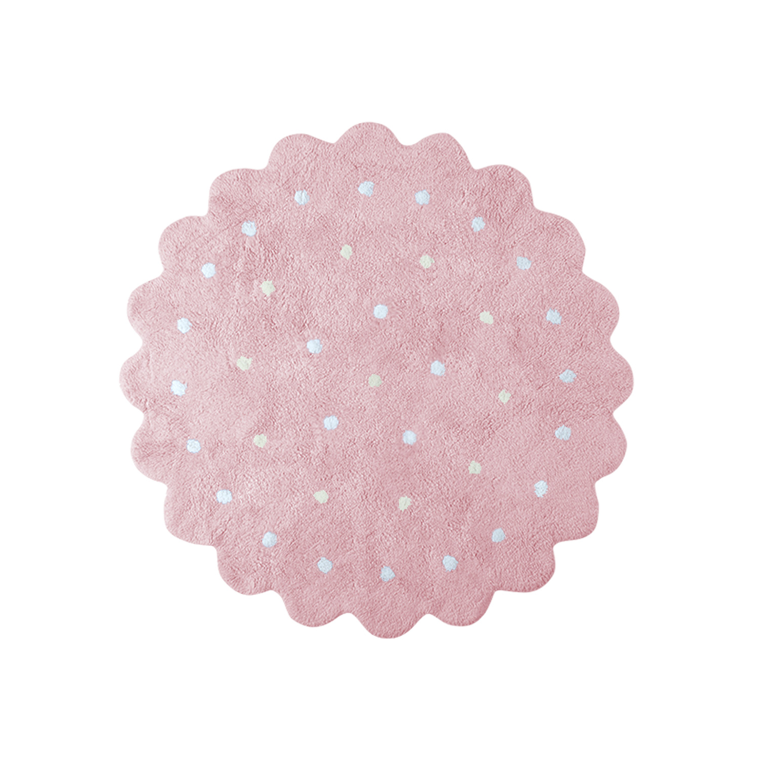 Pre zvieratá: Prateľný koberec Little Biscuit Pink Rozmery koberca: 140x140 kvetina