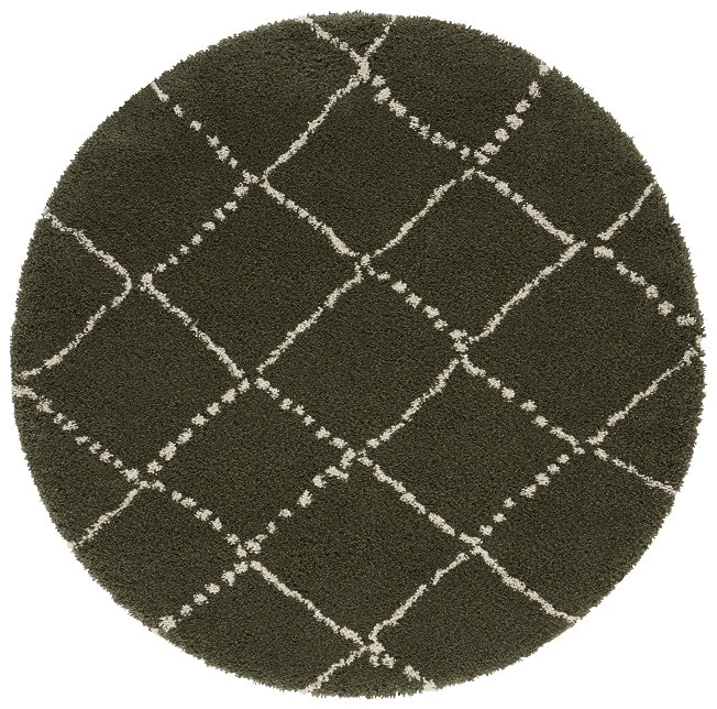 Kusový koberec Allure 104404 Olive / Green Rozmery koberca: 120x120 kruh