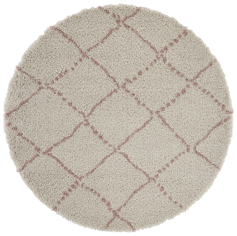 Kusový koberec Allure 102749 Cream / Rose Rozmery koberca: 120x120 kruh