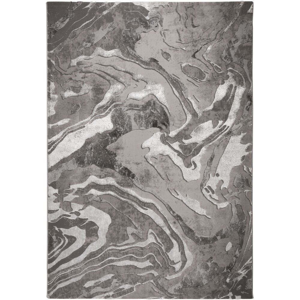 Kusový koberec Eris Marbled Silver Rozmery kobercov: 60x230