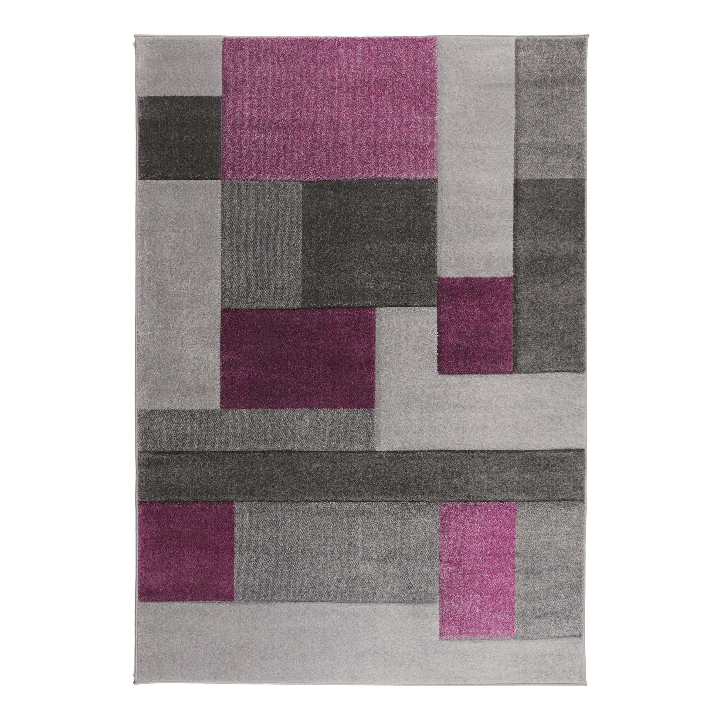 Kusový koberec Hand Carved Cosmos Purple / Grey Rozmery koberca: 120x170