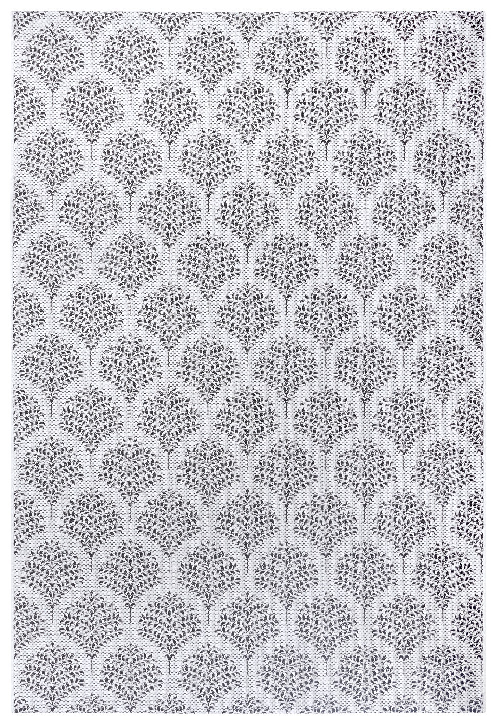 Kusový koberec Flatweave 104864 Cream / Black Rozmery koberca: 80x150