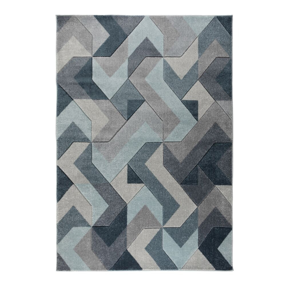 Kusový koberec Hand Carved Aurora Denim Blue Rozmery koberca: 120x170