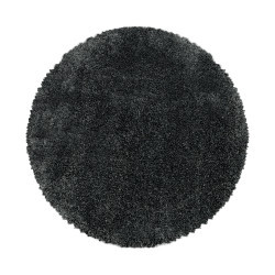 Kusový koberec Fluffy Shaggy 3500 grey kruh Rozmery koberca: 80x80 kruh