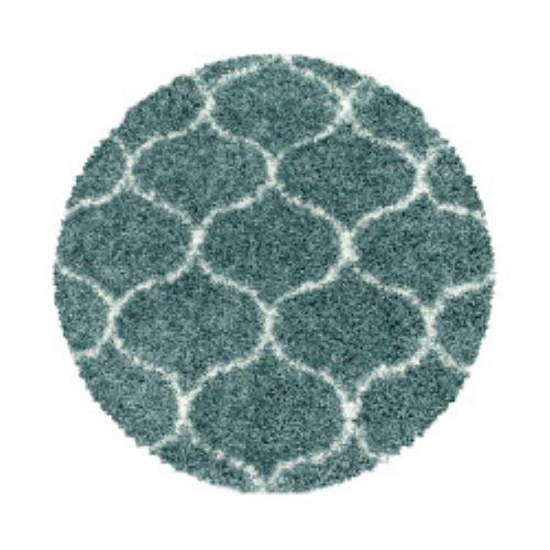 Kusový koberec Salsa Shaggy 3201 blue kruh Rozmery koberca: 80x80 kruh