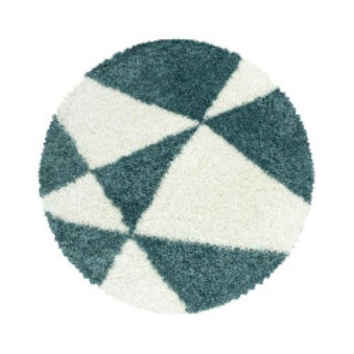 Kusový koberec Tango Shaggy 3101 blue kruh Rozmery koberca: 80x80 kruh