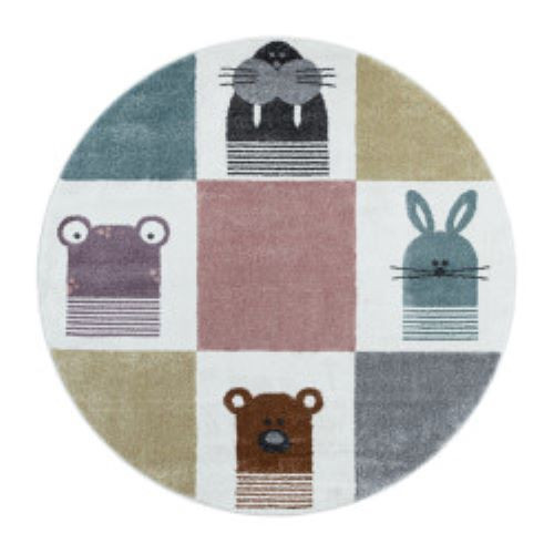 Detský kusový koberec Funny 2108 multi kruh Rozmery koberca: 120x120 kruh