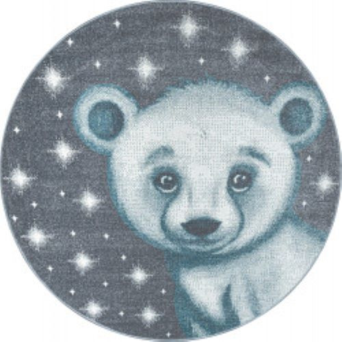 Detský kusový koberec Bambi 810 blue kruh Rozmery koberca: 160x160 kruh