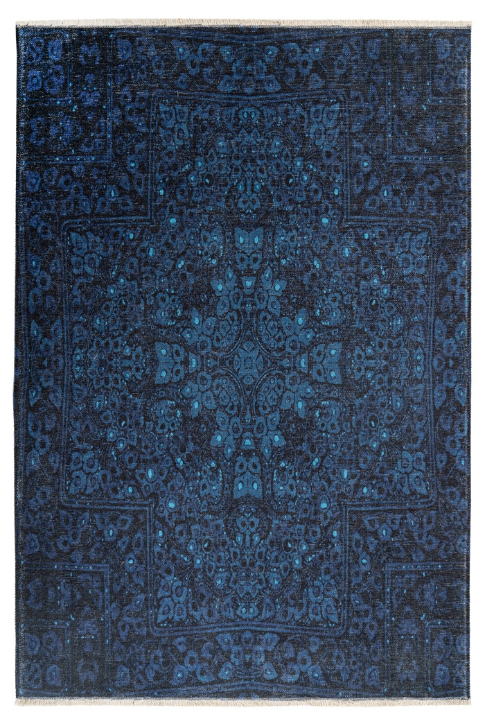 Kusový koberec My Azteca 550 blue Rozmery koberca: 75x150