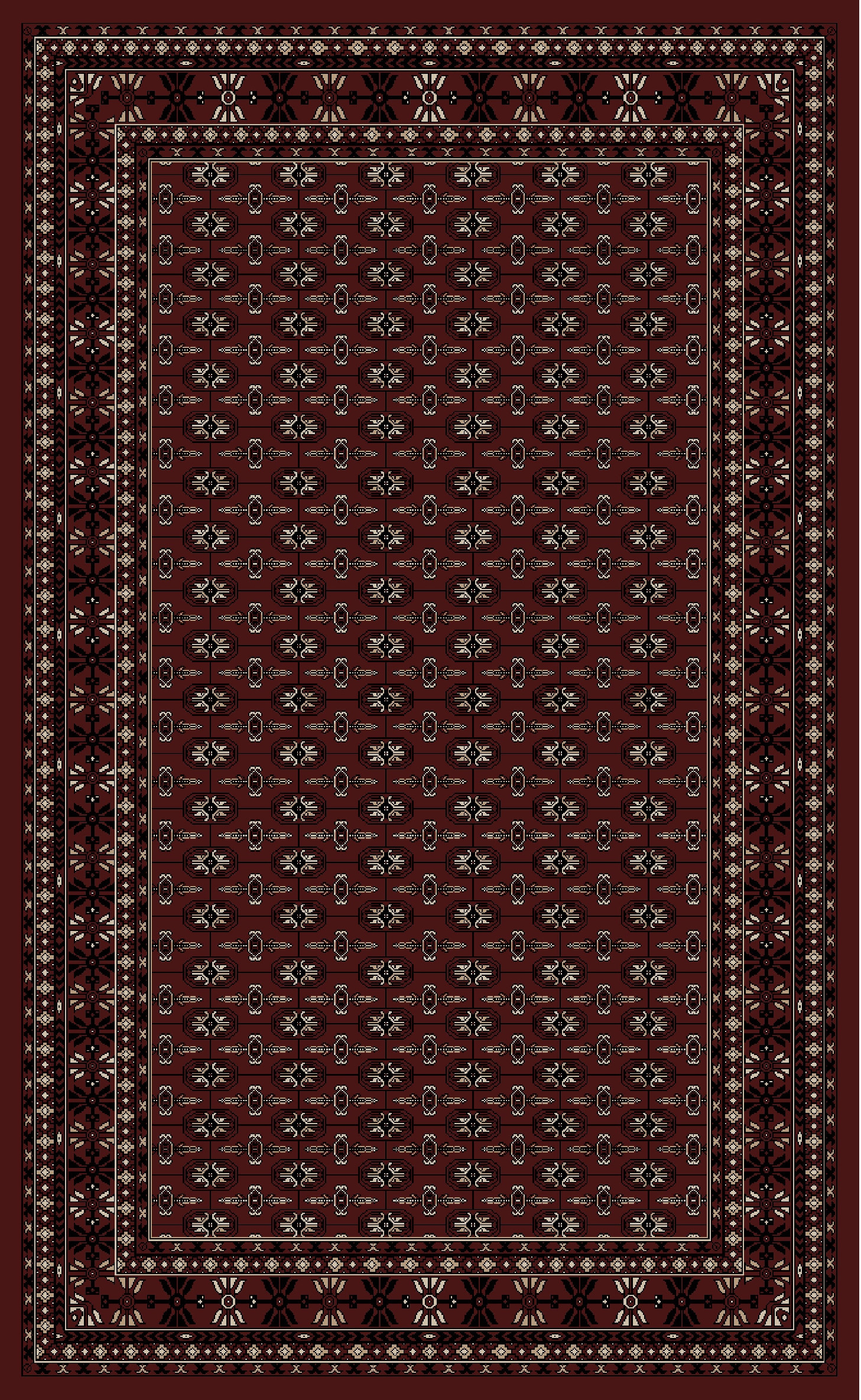 Kusový koberec Marrakesh 351 Red Rozmery koberca: 120x170