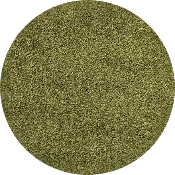 Kusový koberec Dream Shaggy 4000 Green kruh Rozmery koberca: 80x80 kruh