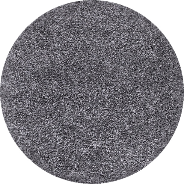 Kusový koberec Dream Shaggy 4000 Grey kruh Rozmery koberca: 120x120 kruh