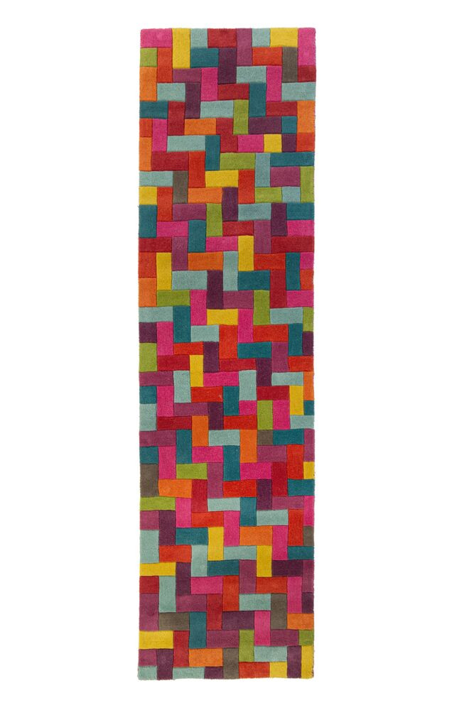 Ručne všívaný kusový koberec Illusion Flynn Multi Rozmery koberca: 60x230