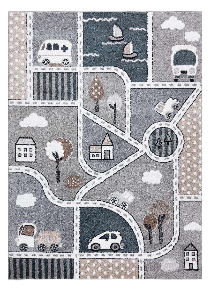Fotografia produktu: Detský kusový koberec Fun Strade grey Rozmery kobercov: 240x330