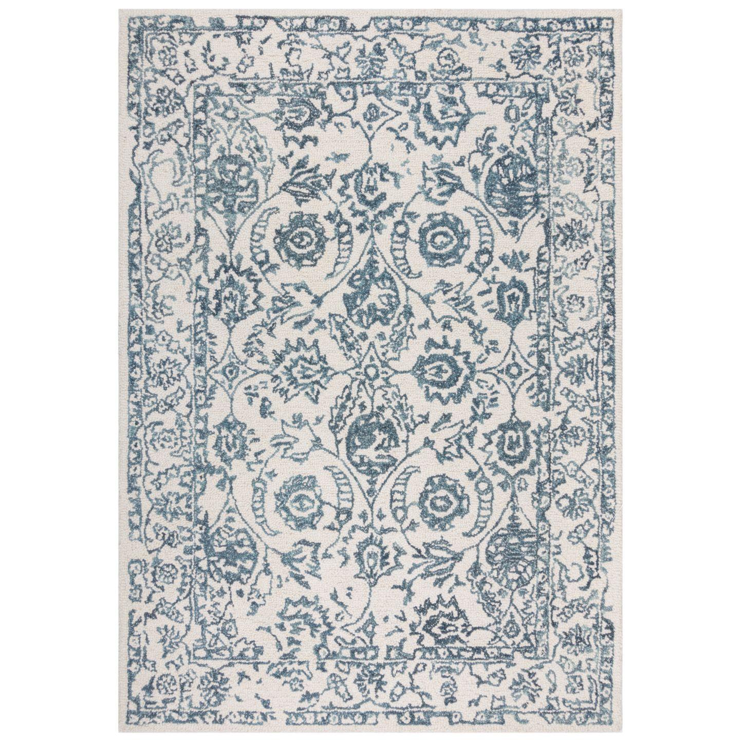 Fotografia produktu: Kusový koberec Wool Loop Yasmin Ivory/Blue Rozmery kobercov: 160x230