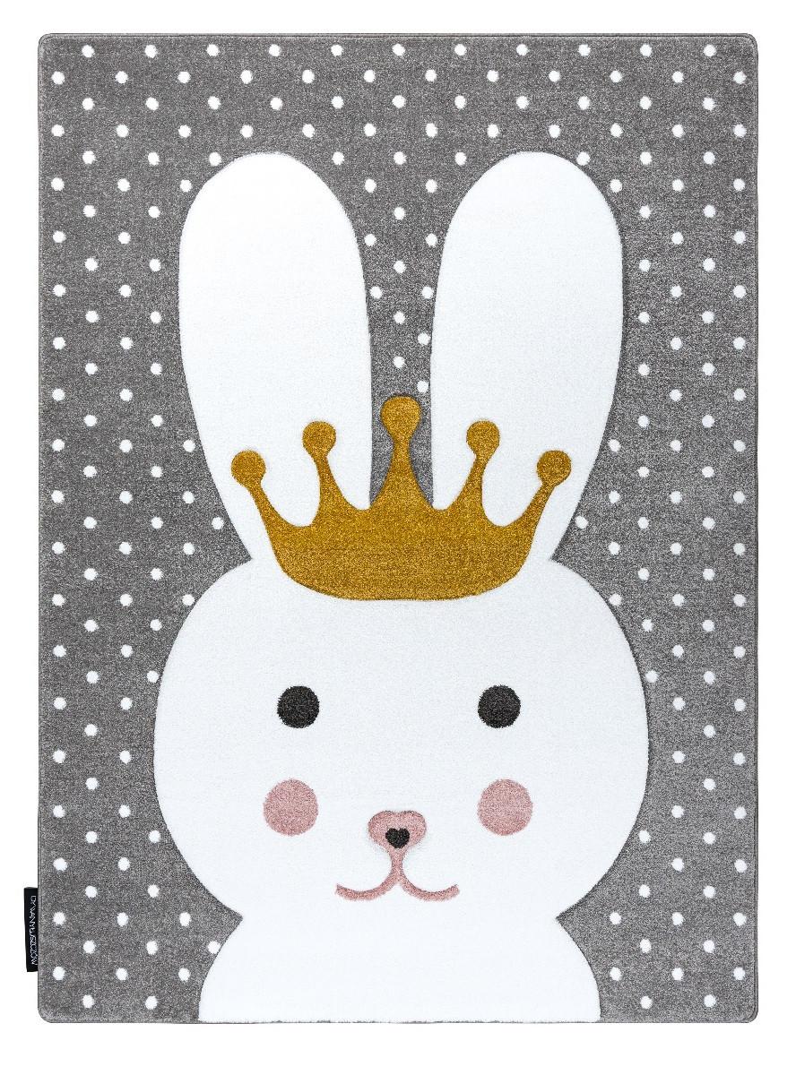 Fotografia produktu: Detský kusový koberec Petit Bunny grey Rozmery kobercov: 200x290