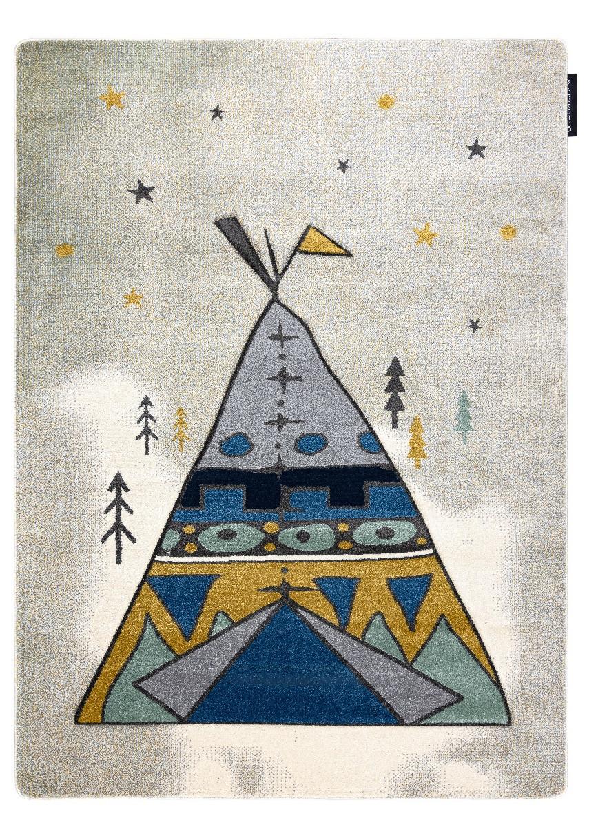 Fotografia produktu: Detský kusový koberec Petit Tipi grey Rozmery kobercov: 180x270