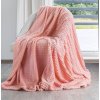 10122 jemna ruzova deka agis s 3d efektom 150x200 cm