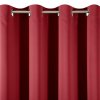 12033 2 cerveny zatemnovaci zaves na kruzkoch logan 135x250 cm