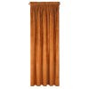 17538 6 oranzovy zaves ria so zamatovou strukturou 140x270 cm