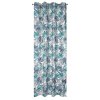 19776 5 biely zaves elina s potlacou tyrkysovych a tmavomodrych listov 140x250 cm