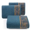 Námornícky modrý uterák MUSA3 s bordúrou 50x90 cm