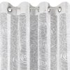 40119 2 biela zaclona na kruzkoch kayla so striebornou potlacou 140x250 cm