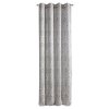 4521 1 zaves na kruzky almina bielo strieborny 140x250 cm