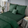 47145 4 zelena bavlnena jersey postelna plachta 160x200 30 cm