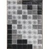 49896 kusovy koberec seher 3d 2615 black grey