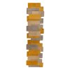 53268 6 rucne vsivany kusovy koberec abstract collage ochre natural