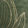 58482 1 olivovy prehoz na postel lotos4 s potlacou 170x210 cm