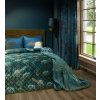 58503 7 tyrkysovy prehoz na postel lotos2 s potlacou 170x210 cm