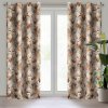 62193 tmavobezovy kvetinovy zaves lari 140x250cm