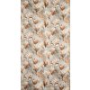62193 7 tmavobezovy kvetinovy zaves lari 140x250cm
