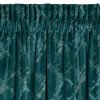 62411 3 zamatovy tmavotyrkysovy zaves na paske adria 140x270 cm